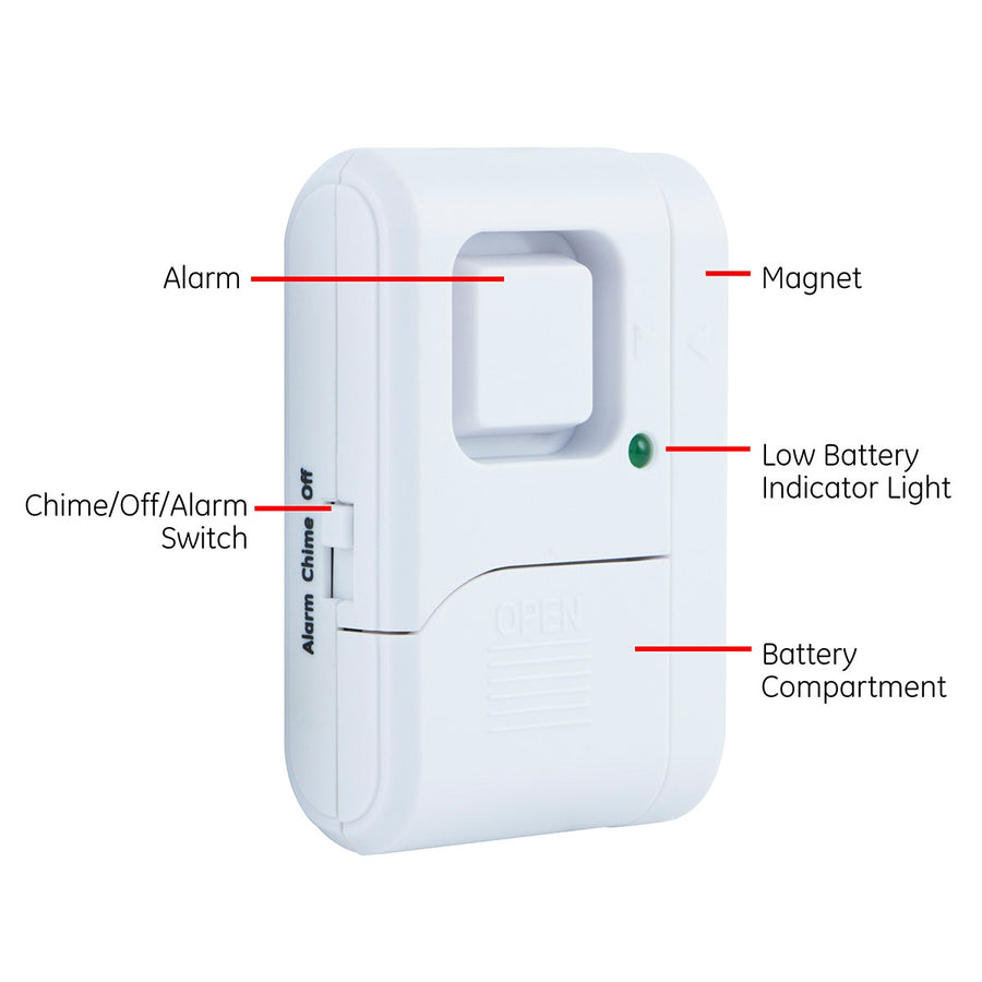 Door & Window Entry Alarm (4-Pack)