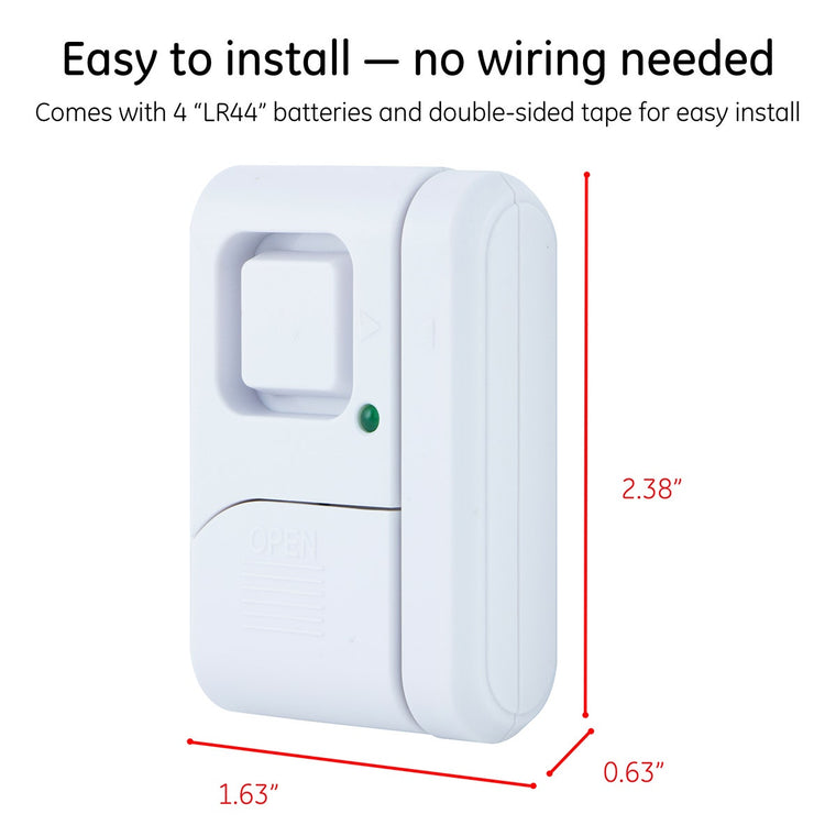 Door & Window Entry Alarm (4-Pack)